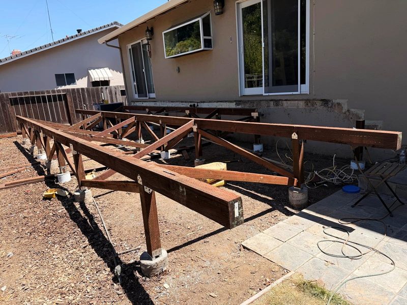 New beams set on fresh footings