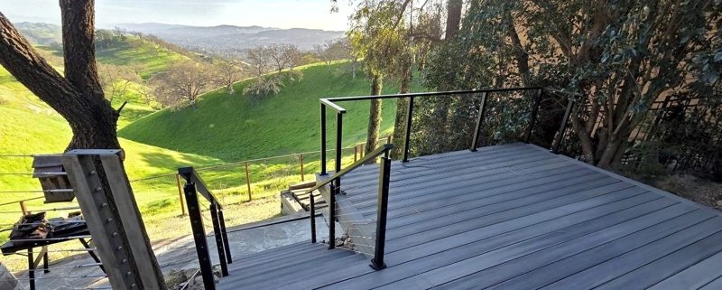 Deck and railing posts