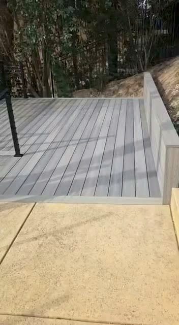 The finished deck