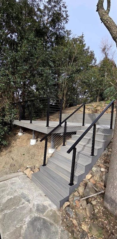 Stairs from above
