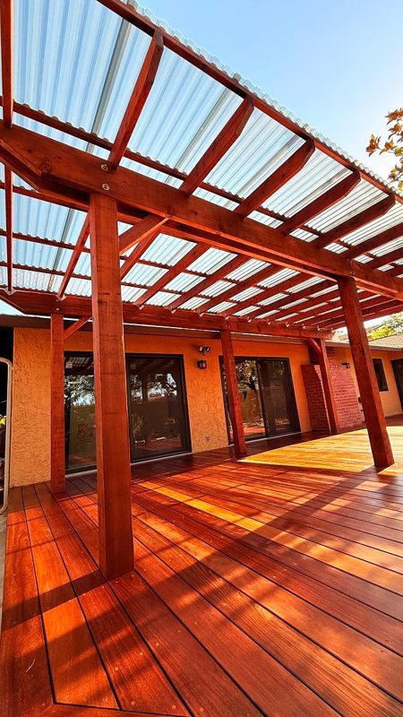 Solar Grey polycarbonate roof