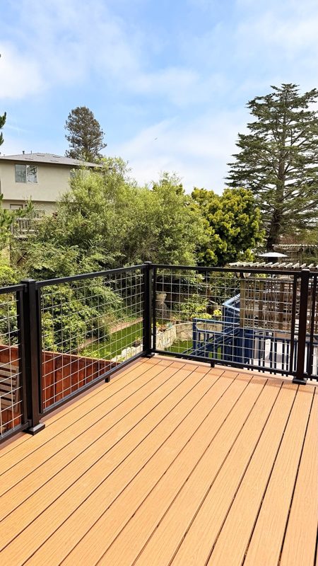 Deck corner and the view