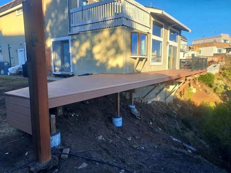 Decking and railing posts