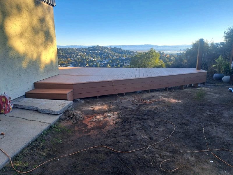 Decking nearly done
