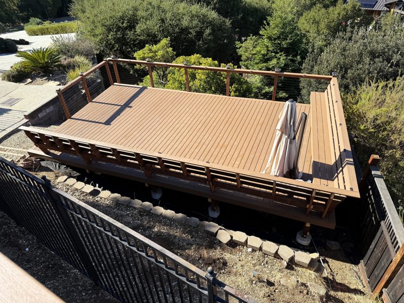 The deck from above