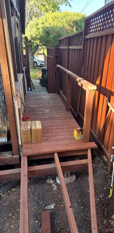 New stringers for the side steps