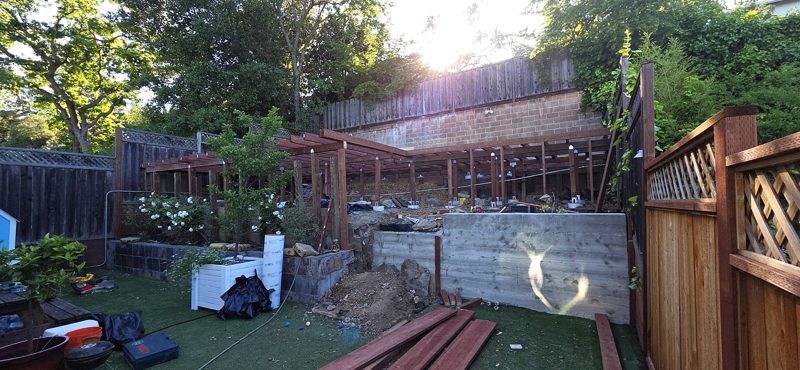 New stair framing