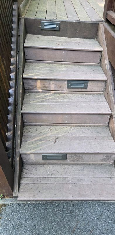 Old side stairs