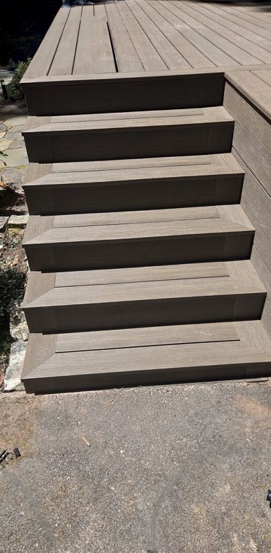Stairs clad in Apex Plus